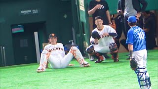 陽キャな2人のほのぼのした会話w 戸柱恭孝 小林誠司　横浜DeNAベイスターズ 2023/10/4