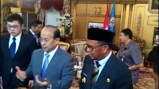 Gubernur Sulsel Prof HM Nurdin Abdullah Bertemu Dubes Cina