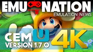 EMU-NATION: Cemu 1.7.0 New 4K Resolution - Super Mario 3D World