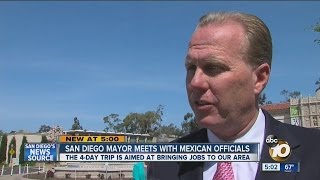 SD mayor meets with Mexican officials