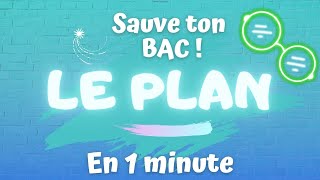 Un PLAN de commentaire en 1 minute !    #Craque_ton_bac