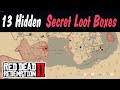 13 Secret Hidden Loot Boxes in Rdr2