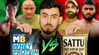 Is sattu powder better than whey protein ? | Sattu vs Whey Protein : The Last Battle 🔥