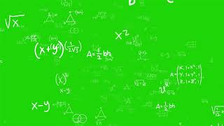 Maths Equation Floating - Green Screen Meme Template