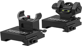 Feyachi S27 Fiber Optic Flip Up Iron Sights - Review \u0026 Installation