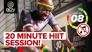 20 Minute HIIT Leg Buster! Without Music 🔇