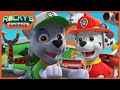 Marshall's Firetruck Horn Needs a Replacement - Rocky's Garage - PAW Patrol Cartoons for Kids