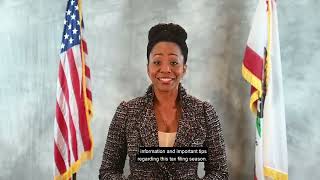 A message from California State Controller - Filing Season