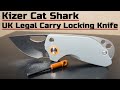 First look at the bran-new Kizer Cat Shark friction folding pocket knife