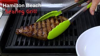 Hamilton Beach Searing Grill Review | Grilled Steak, Chicken, and Vegetables | Indoor Electric Grill