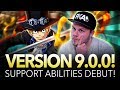 GLOBAL 9.0.0 UPDATE! Support Abilities! Auto-Tap EVERYWHERE?! (ONE PIECE Treasure Cruise)