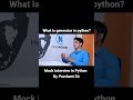 What is generator in python by Prashant Jha? #python #interview #generator