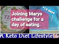 What I eat in a day on Keto- Mary'd to Keto /Pantry/Fridge/Freezer Challenge