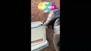 25 Hour Generac Generator Manual Start Up