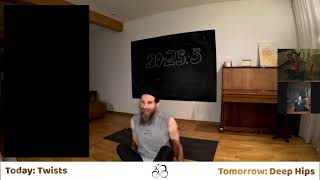 West Coast Restream - 6AM Daily Yoga | FRIDAY Twists | Don't hit the snooze, hit the mat!