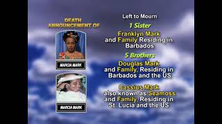 Marcia Mark ~ Long Obituary