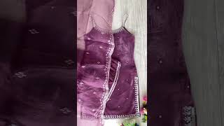 Mauve velvet sharara set #sharara #kurtaset #shorts #2022