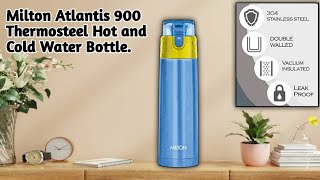 Milton Atlantis 900 Thermosteel Hot and Cold Water Bottle, 750 ml, Blue || 2022