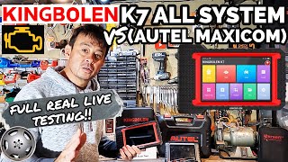 KINGBOLEN K7 All System Bluetooth Diagnostic VS Autel Maxicom MK808 - Full In Depth Live Review.