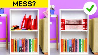 Smart Hacks to Avoid Mess In Your Home || Useful Organizing Tips And Office Hacks!