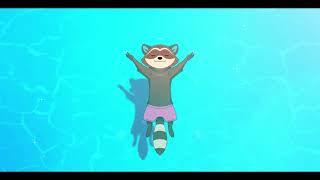 Chillhop Escapade 🐾 Raccoon's summertime swimming [lofi / instrumental beats]