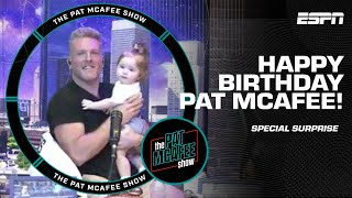 The Pat McAfee Show crew celebrates Pat's BIRTHDAY 🥳