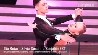 Ilia Rotar - Silvia Susanne Barjabin EST, English Waltz | WDSF European Championship Youth Standard