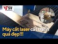 MÁY CẮT LASER SƠN VŨ CNC CẮT TRANH QUÁ ĐẸP