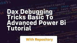 dax debugging tricks basic to advanced power bi tutorial