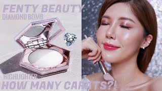 fenty beauty diamond bomb highlighter review