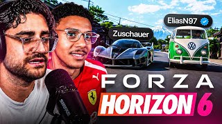 DRIVING WITH THE COMMUNITY FOR THE FIRST TIME🏎️ + CHALLENGES VS WILLY & MORE!🏆 FORZA HORIZON 6 #3