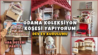 ODAMA KOLEKSİYON KÖŞESİ YAPIYORUM | Dev Ev Kurulumu | Oda Düzeni Part 3 🏡