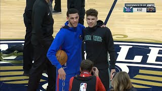 LaMelo & Lonzo: Ball brothers meet for first time in NBA game