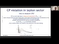 neutrino cp violation in the standard model and beyond com julia gehrlein