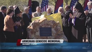 Armenian genocide memorial unveiled