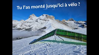 Le vélo-delta dans la neige, c'est possible ?