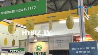 Greentek India, Renewx 2017 Exhibition Hyderabad | hybiz