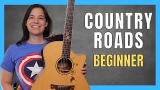 Country Roads Guitar Lesson For Beginners