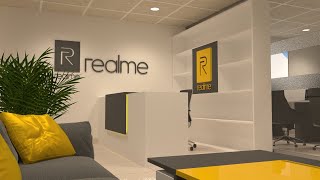 office interior design in 3ds max | Advertisement video |Realme office