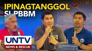 Kandidato ng ‘Alyansa Para sa Bagong Pilipinas’, ipinagtanggol ang banat ni PBBM sa oposisyon