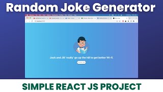 Random Joke Generator | Simple React JS Project for Beginners | React JS Coding Practice|CCBP React