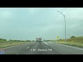 i 20 west abilene texas 4k highway drive