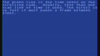 Atari 8-bit fine scrolling (ANTIC hardware)