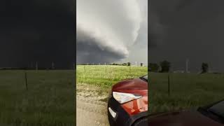 Monster Supercell Mothership in Kansas 6/23/2022 #tornado #storm #supercell #kansas #thunderstorm