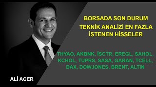 HAFTAYA BAŞLARKEN TEKNİK ANALİZİ EN ÇOK BEKLENEN HİSSELER #THYAO #EREGL #AKBNK #TUPRS #KCHOL #SASA