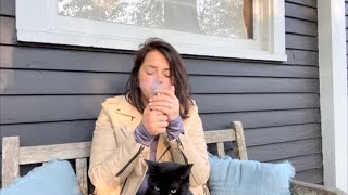 ASMR Smoking the First Cigarette of the Day Hangout