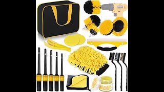 Daily product_Herrfilk 20 Pcs Car Cleaning Tools Kit, Car Detailing Kit, with Carry Bag