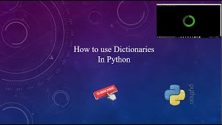 How to use Dictionaries in Python |Anaconda Navigator | Jupyter Notebook | Python