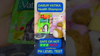 DABUR VATIKA Health Shampoo PH level test #shorts #ytshorts #vatika #daburvatikashampoophtest