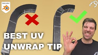 Blender Best UV  Unwrapping Tip Tutorial